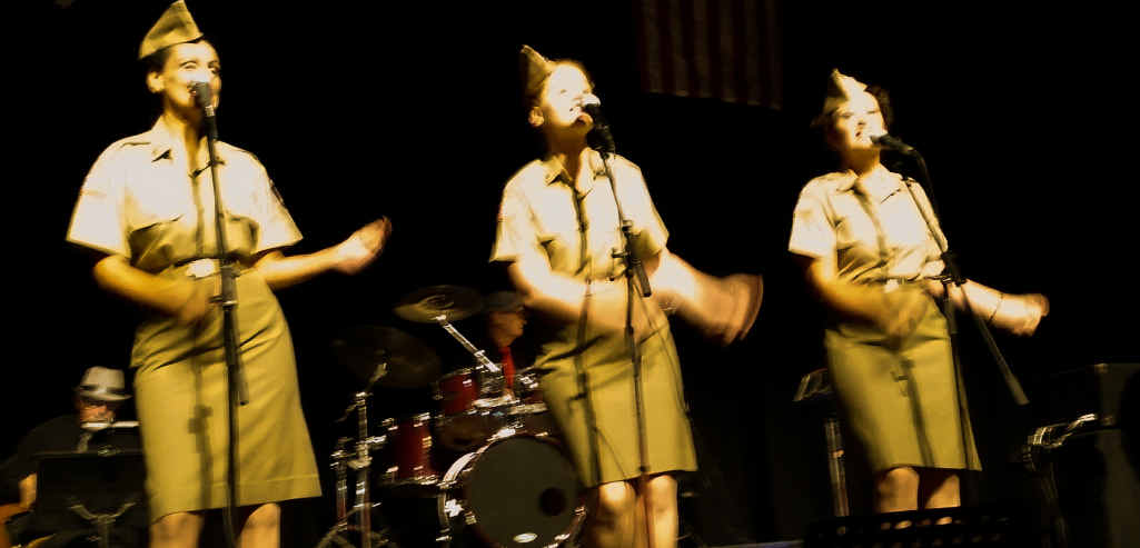 NOSTALGIC: The Andrew Sisters Tribute Band performs at the Legacy Widows Christmas luncheon. NOSTALGIC: The Andrew Sisters Tribute Band performs at the Legacy Widows Christmas luncheon.